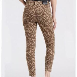 NWOT Lucky Brand (0/25/XS) Leopard Print Skinny Jeans